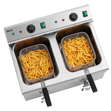 Induktionsfritteuse 2x8L Plus
