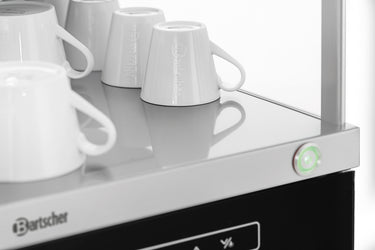Milk refrigerator cup warmer combi