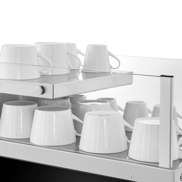Milchkühlschrank-Tassenwärmer-Kombination