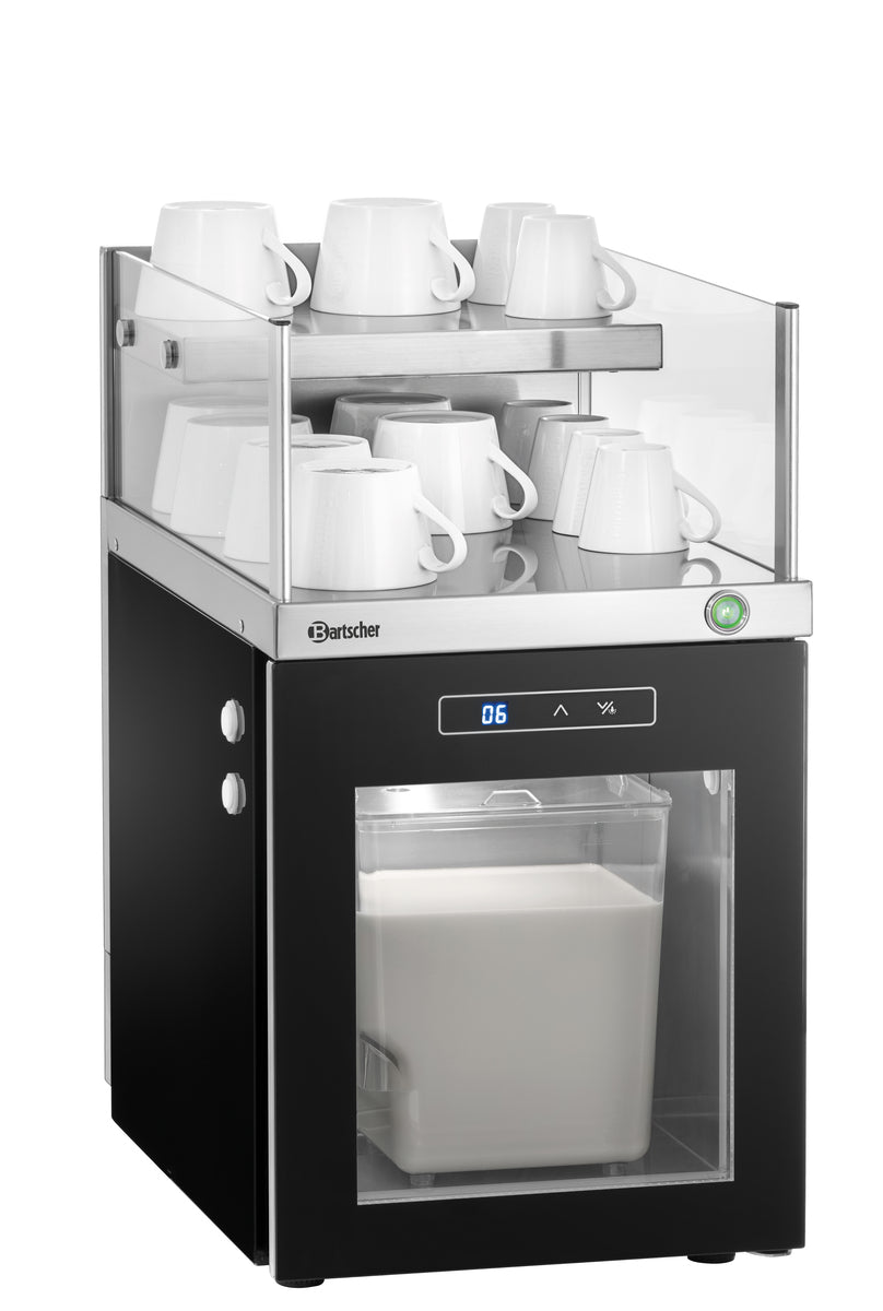 Milchkühlschrank-Tassenwärmer-Kombination