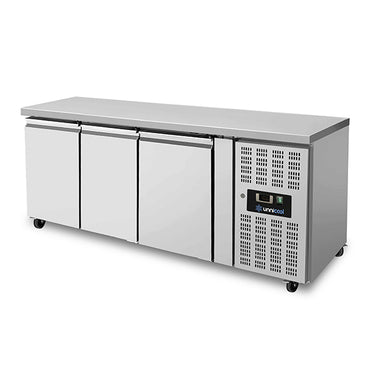 Tiefkühlschrank Theke – 3 Türen – ohne Aufkantung 179x70x85cm
