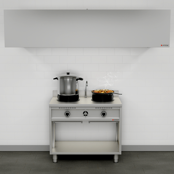 Wokherd Gas-Wokherd - 2x15 kW - 2 Kochzone