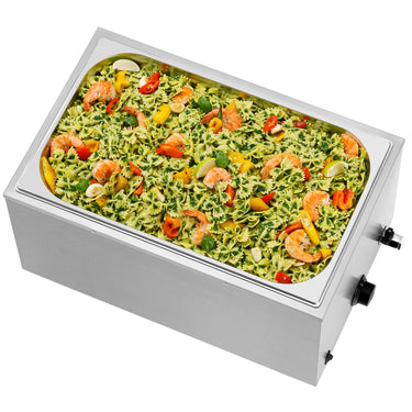 Bain Marie, 1/1 GN, 200 mm, m. Wasserhahn