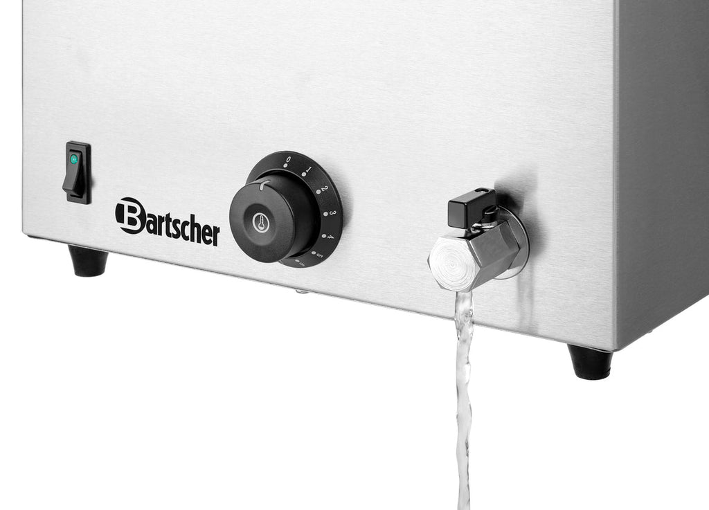 Bain Marie, 1/1 GN, 200 mm, musluklu