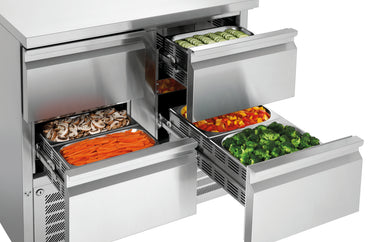 Mini-refrigerated counter 900S4