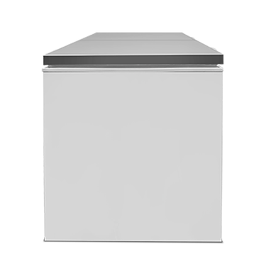Gefriertruhe | 558L | Weiß/Edelstahl | -18°C bis -25°C | statisch Kühlung