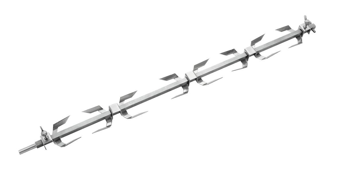 Spit with clamps P8/P12