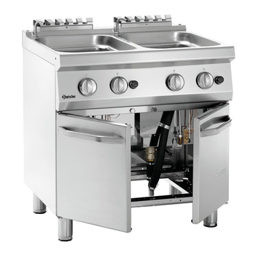 Pasta cooker, gas 700, W800 2x24L