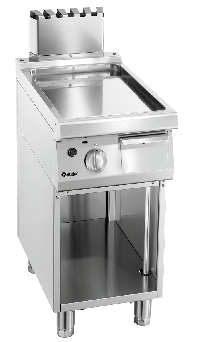 Griddle plate gas 700, W400, smooth