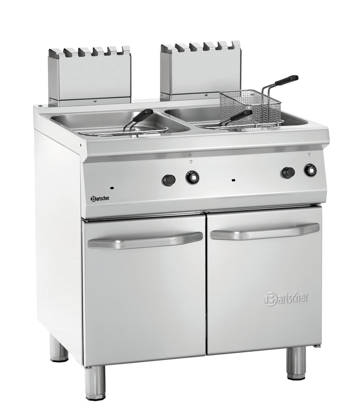 Fritteuse Gas, 700 W800, 2x15L