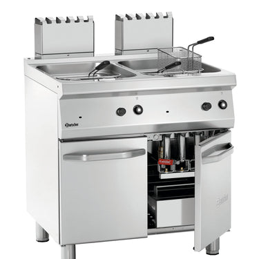 Deep fat fryer gas, 700 W800, 2x15L