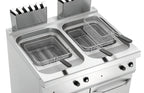 Fritöz gazlı, 700 W800, 2x15L