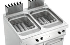 Fritöz gazlı, 700 W800, 2x15L