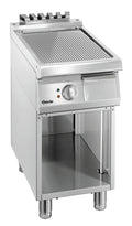 Griddle plate 700, W400, grooved
