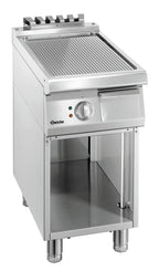 Griddle plate 700, W400, grooved