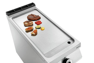Gas griddle plate, smooth, OBU