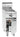 Gas standing deep fat fryer