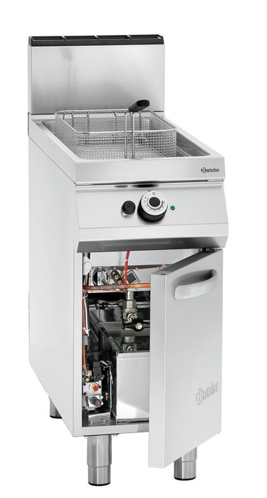 Gas standing deep fat fryer