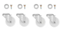 Swivel castors set 900 4S100