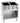 Induction range 900 4 hobs OU