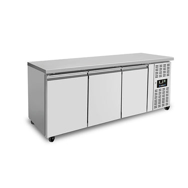 Tiefkühlschrank Theke – 3 Türen – ohne Aufkantung 179x70x85cm