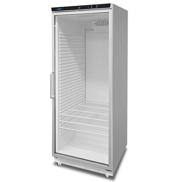 Kühlschrank | 630L | Weiß + Glas | +2°C/+8°C | Umluft | 775 x 735 x 1920 mm