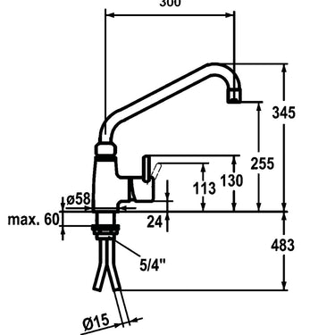 Einhebelmischer 40L-3601B