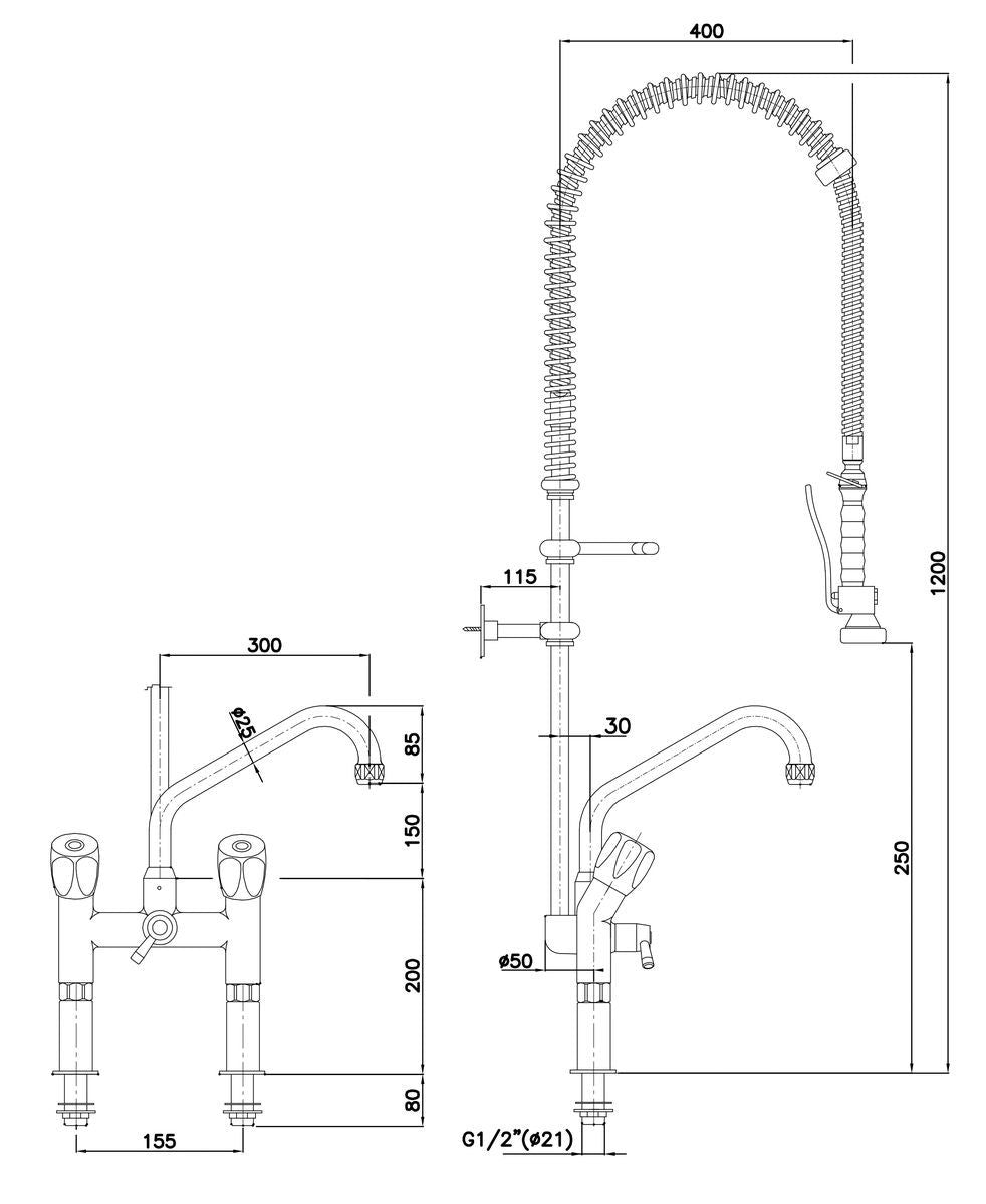 Çift kollu karıştırıcı 40L-1802B