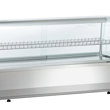 Soğutmalı vitrin 3/1 GN, kavisli cam