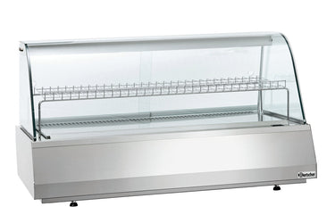 Soğutmalı teşhir vitrini 3/1GN, kavisli camlı