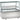 Refr. display 2/1 GN, straight glass