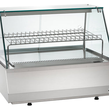 Soğutmalı vitrin 2/1 GN, düz cam