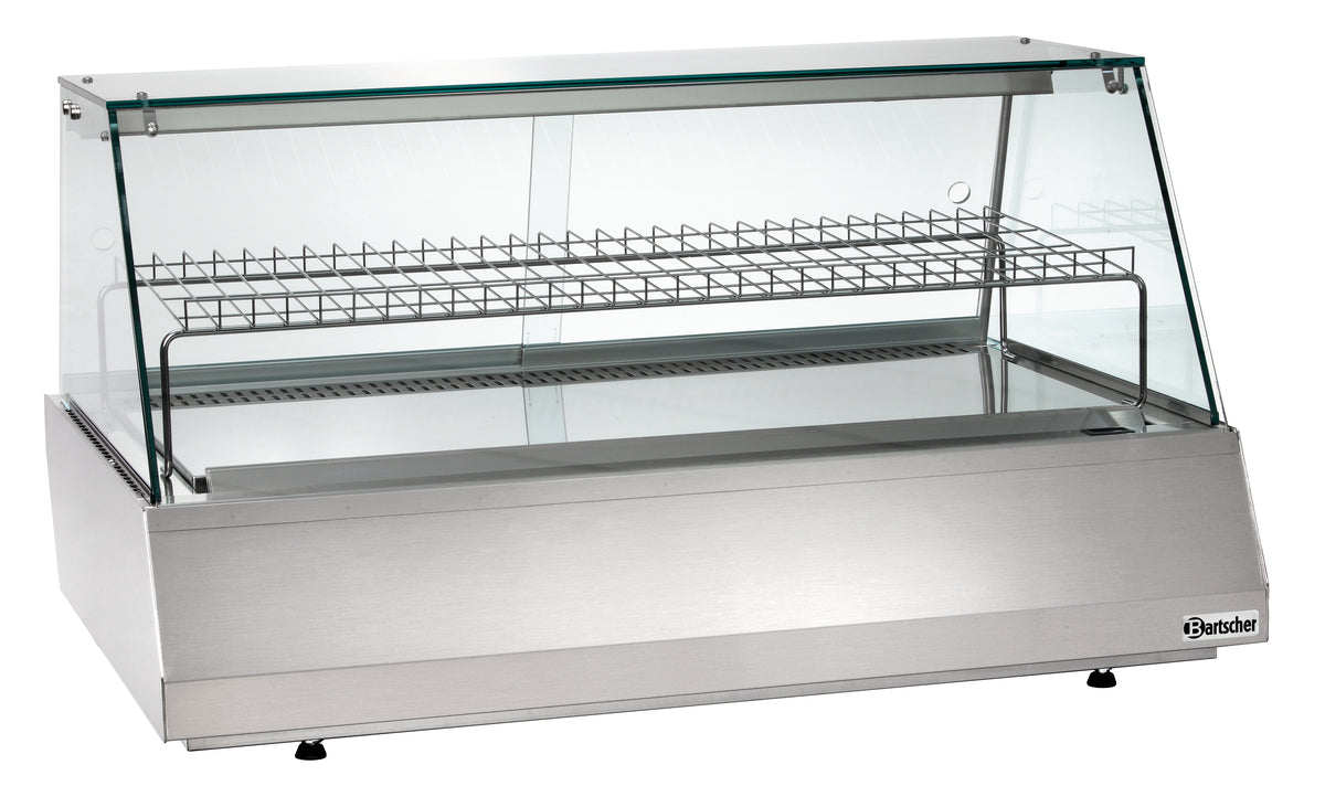 Soğutmalı vitrin 3/1 GN, düz cam üst yapı