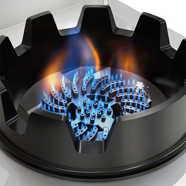 Wokherd Gas-Wokherd - 2x15 kW - 2 Kochzone