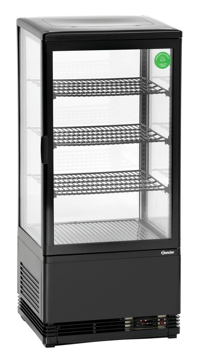 Mini buzdolabı 78L, siyah