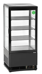 Mini buzdolabı 78L, siyah