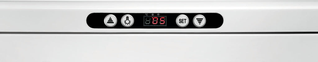 Kühlschrank mit Glastür 235L-W