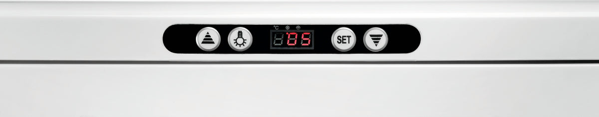Kühlschrank mit Glastür 235L-W