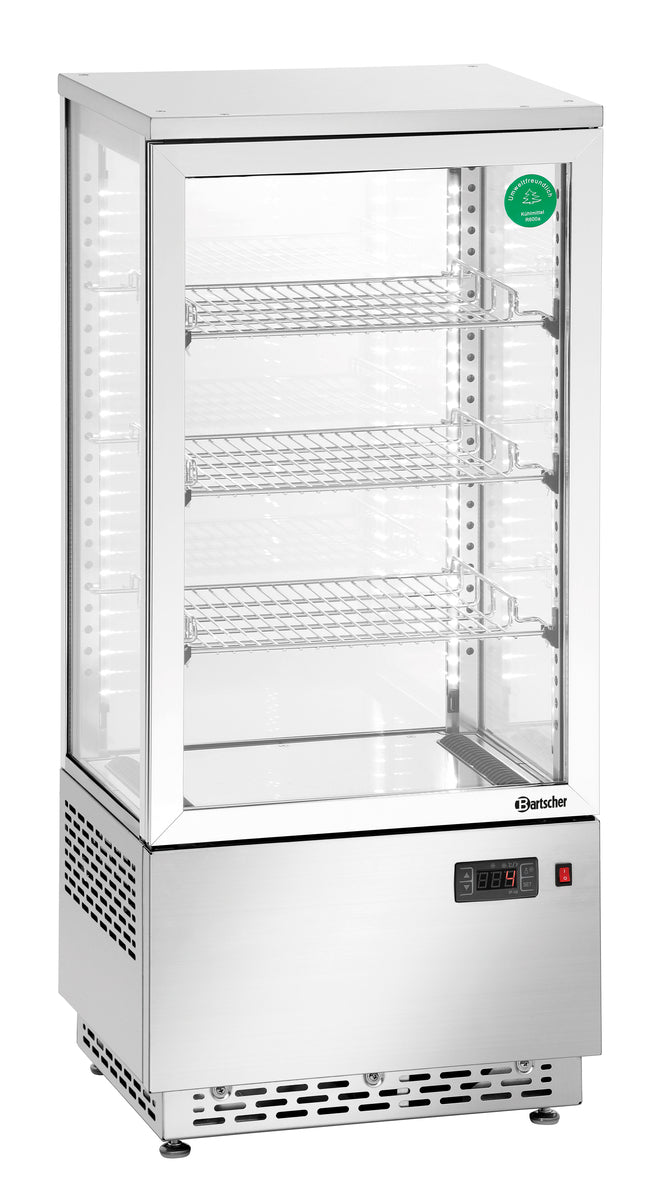 Mini-Kühlschrank 78L, Edelstahl