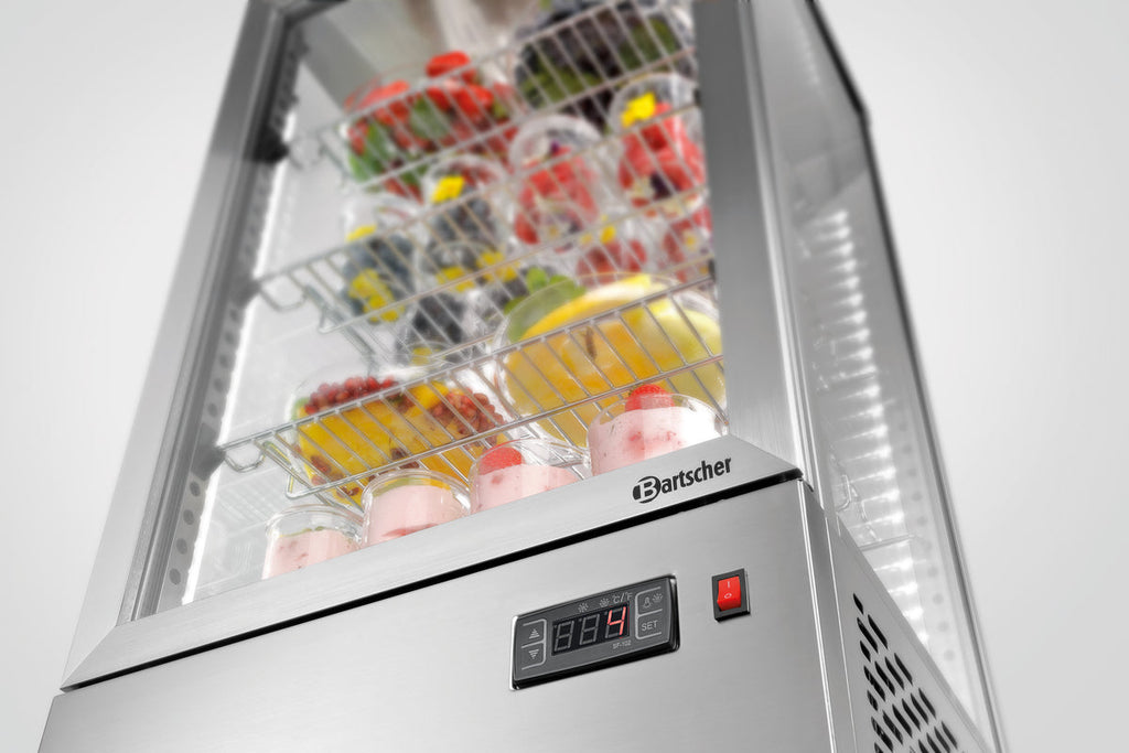 Mini-Kühlschrank 78L, Edelstahl