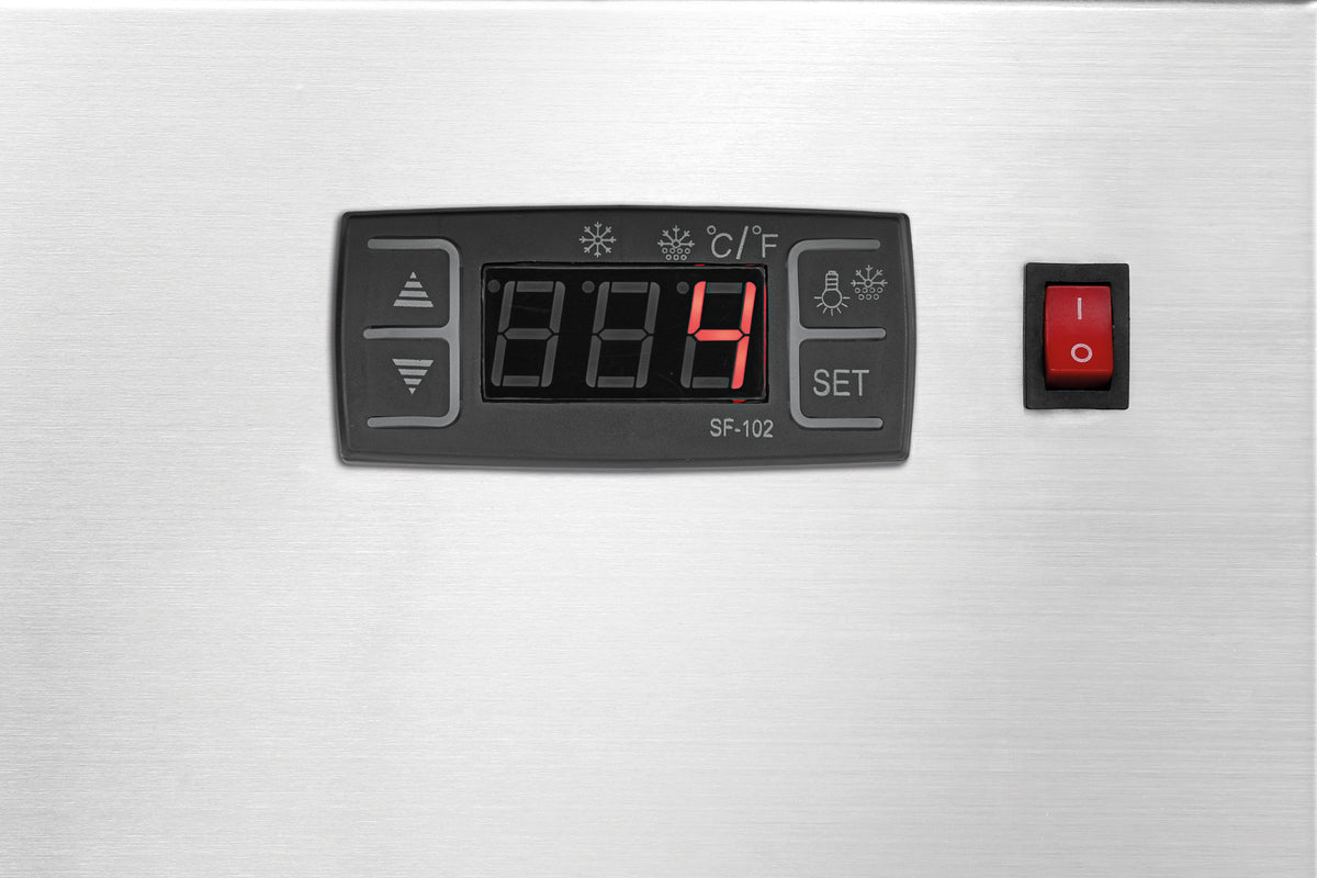 Mini-Kühlschrank 78L, Edelstahl