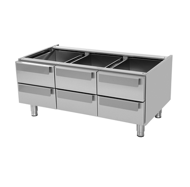 Unterbau 1200mm – mit 6 Schubladen - 7030UB-C