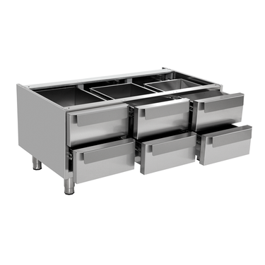 Unterbau 1200mm – mit 6 Schubladen - 7030UB-C