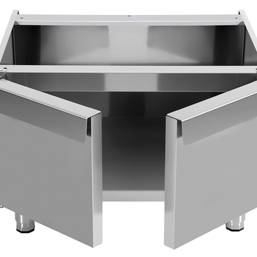 Unterbau 800mm - Mit Türen