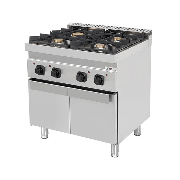 Gasherd mit Türen – 28.5kW – 4 Brenner - G70C20K