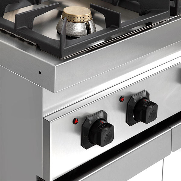 Gasherd mit Türen – 28.5kW – 4 Brenner - G70C20K