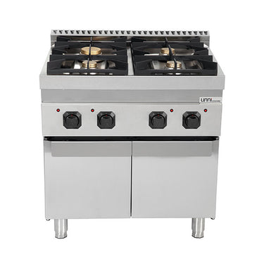 Gasherd mit Türen – 28.5kW – 4 Brenner - G70C20K