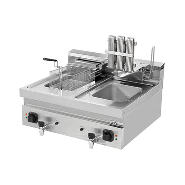 Elektro-Fritteuse 2x12L - 2x9kW (hohe Leistung)