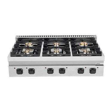 Gazlı ocak - 44kW - 6 brülörlü