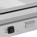 Elektro-Grillplatte – 1/2 glatt + 1/2 gerillt – E70GP20B+GS